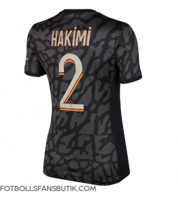 Paris Saint-Germain Achraf Hakimi #2 Replika Tredje Tröja Damer 2023-24 Kortärmad